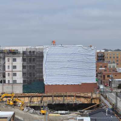 Construction of One95 Elmhurst Condominiums
