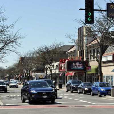 N. York Street from Second Street
