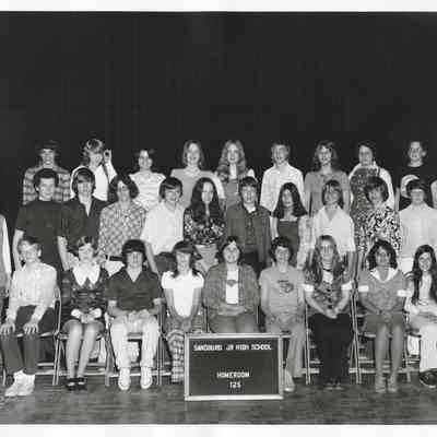 Sandburg Jr. High School, class photo