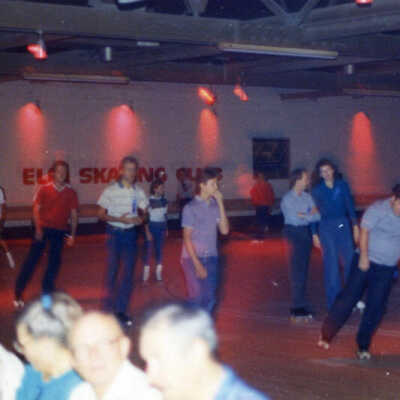 Skaters at the Elm Skating Rink
