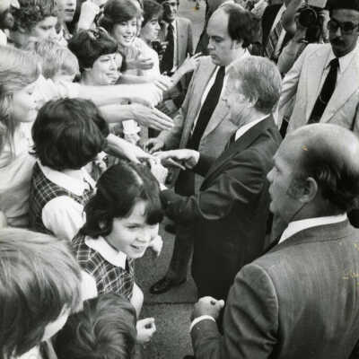 President Jimmy Carter in Elmhurst