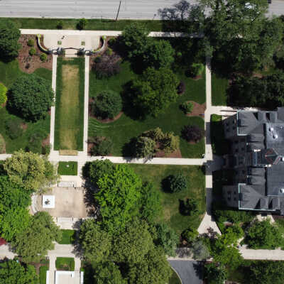 Aerial View of Elmhurst University