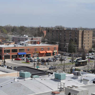 View from Addison Parking Deck