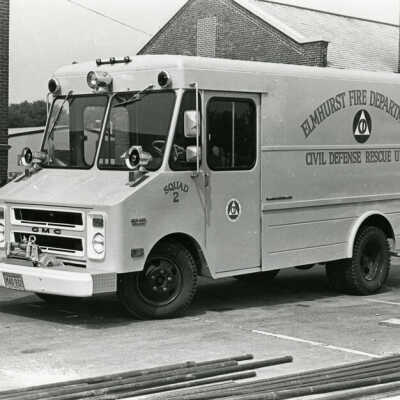 Elmhurst Fire Department Civil Defense Rescue Unit Truck