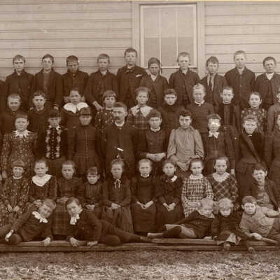 St. Peter's School, students and Rev. Berens
