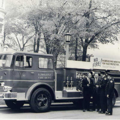 Elmhurst Fire Department inspection at City Hall