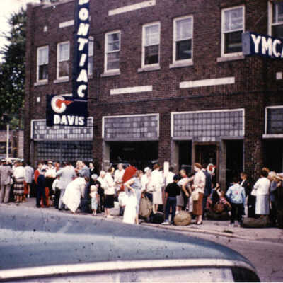 Davis Pontiac and Elmhurst YMCA.