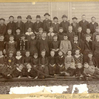 St. Peter's School, students and Rev. Berens