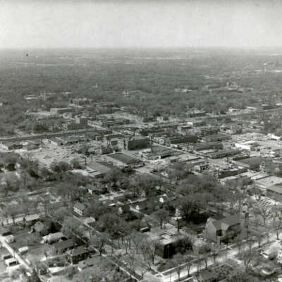 Aerial View of Downtown Elmhurst