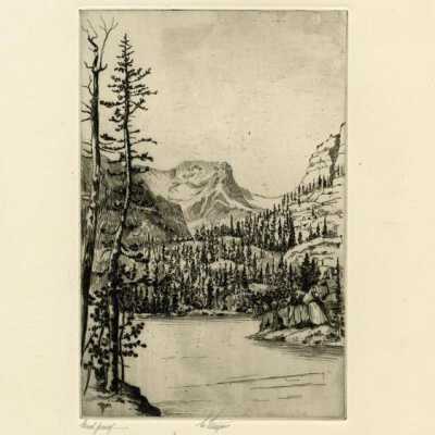 Print, Lee Sturges Etching