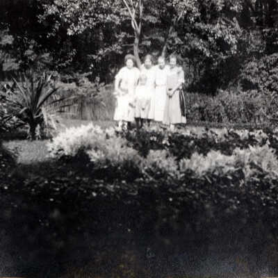 Four Women in a Garden