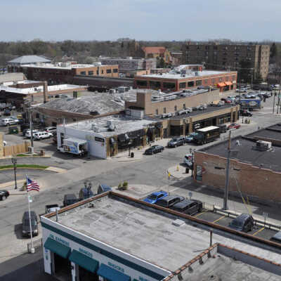 View from Addison Parking Deck