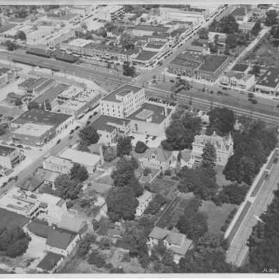 Aerial View, Downtown Elmhurst