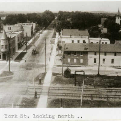 Downtown Elmhurst, early view
