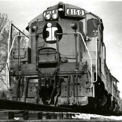 Train on Chicago & North Western Line