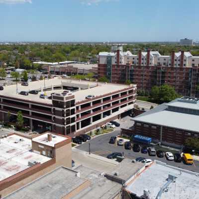 Aerial View of Downtown Elmhurst