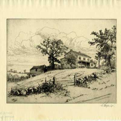 Print, Lee Sturges Etching