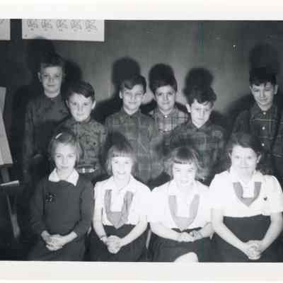 Washington School, students