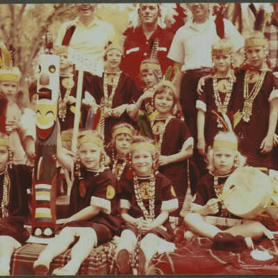 YMCA Indian Princesses with fathers
