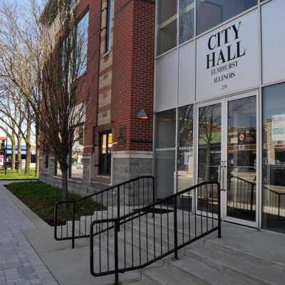 Elmhurst City Hall York Street Entrance