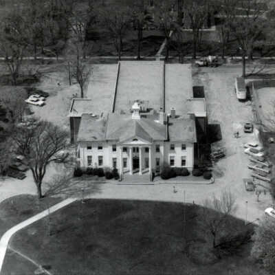 Aerial View of the Elmhurst Public Library