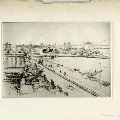 Print, Lee Sturges Etching