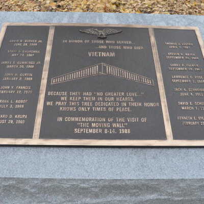 Wilder Park, Vietnam Memorial