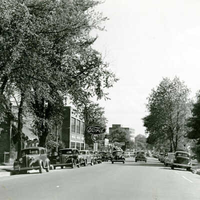 York Street, south from Third Street