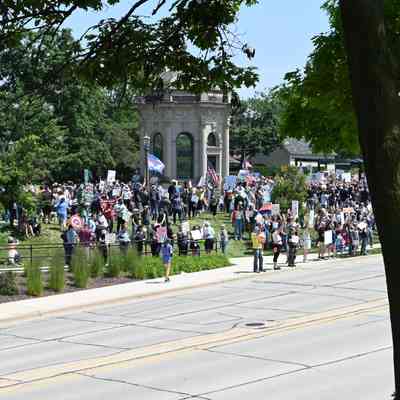 "No Kings" Protest March