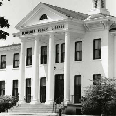 Elmhurst Public Library in Wilder Mansion, east facade