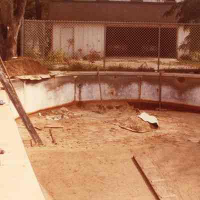 House at 413 S. York Street, swimming pool installation
