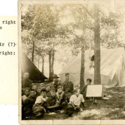 Elmhurst Boy Scouts at Camp
