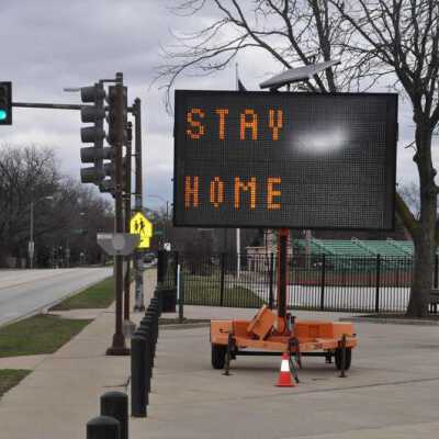 Digital Traffic Sign on St. Charles Road