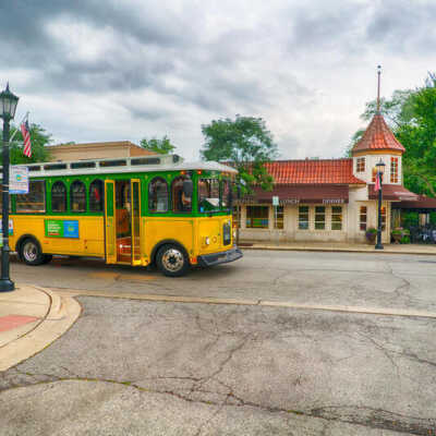 Elmhurst Trolley Stop, Spring Road