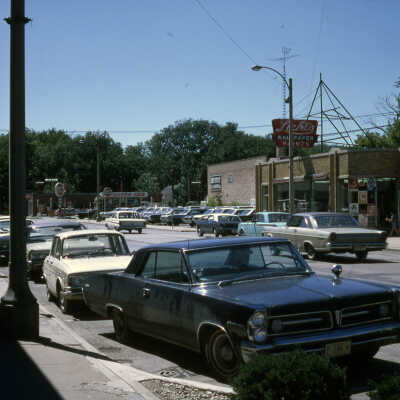 Second Street, west from N. York Street