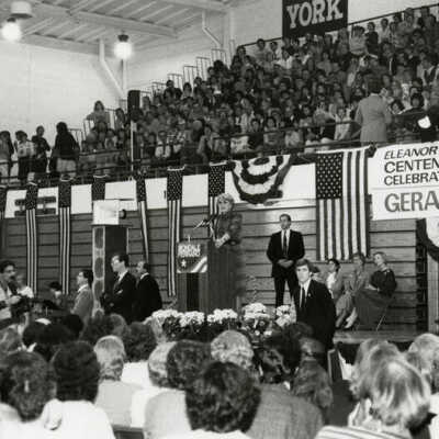 Geraldine Ferraro at York Community High School