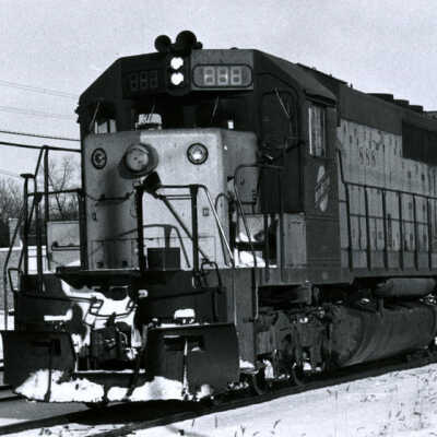 Train on Chicago & North Western Line