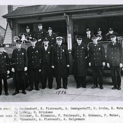 Members of the Elmhurst Fire Department