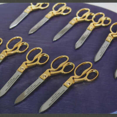 Elmhurst Memorial Hospital ribbon-cutting ceremony scissors