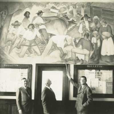 Elmhurst Post Office Mural
