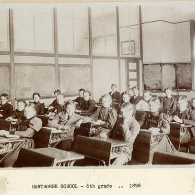 Hawthorne School Sixth Grade Class, 1898