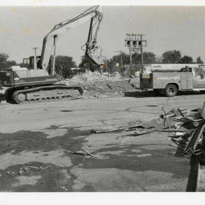 Elmhurst Shopping Plaza demolition