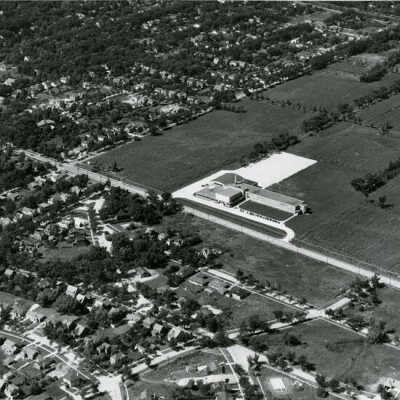 Aerial View, Elmhurst Junior High School
