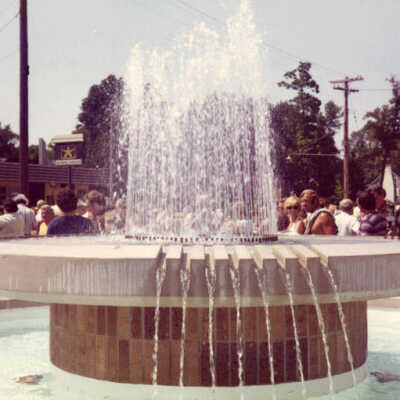 Bicentennial Fountain Dedication, 1976