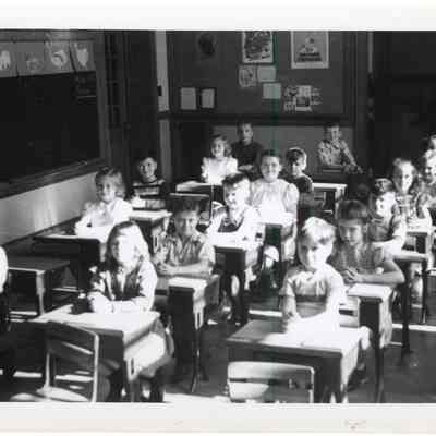 Washington School, classroom