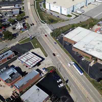 Aerial View, Lake Street