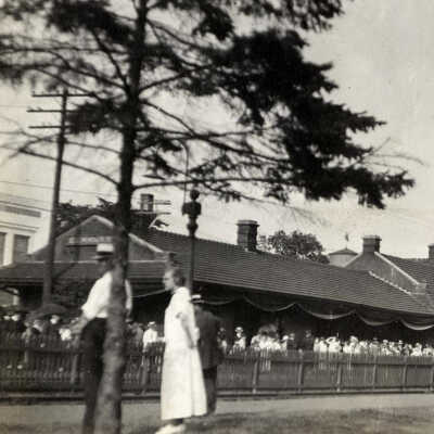 Warren G. Harding Funeral Train in Elmhurst