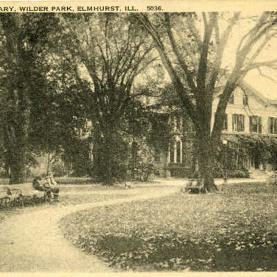 Elmhurst Public Library in Wilder Mansion