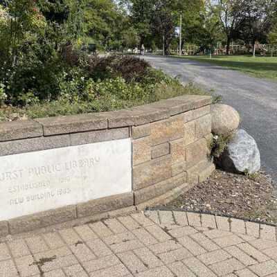 Old Elmhurst Public Library Cornerstone