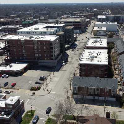 Aerial View, N. Addison Avenue